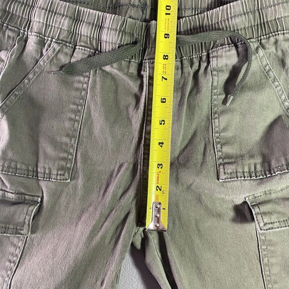 MONKEY RIDE Jeans Cargo Jogger Utility Pants Army Green Pull On Womens 7 28 - Picture 6 of 9